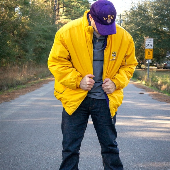 Active USA Other - Reversible LSU TIGERS Puffer Team Jacket